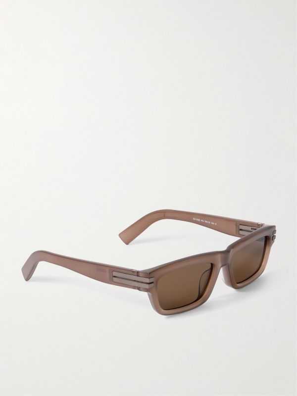 Square-Frame Acetate Sunglasses - FR