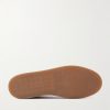 Coda di Rondine Leather-Trimmed Waxed-Suede Sneakers - E1 Coda di Rondine Leather-Trimmed Waxed-Suede Sneakers - E1