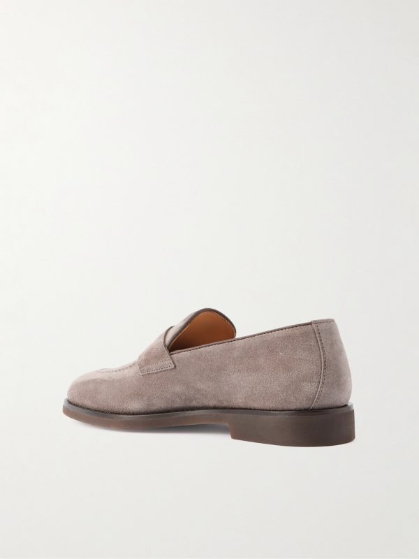 Suede Penny Loafers - BK
