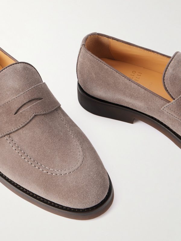 Suede Penny Loafers - CU