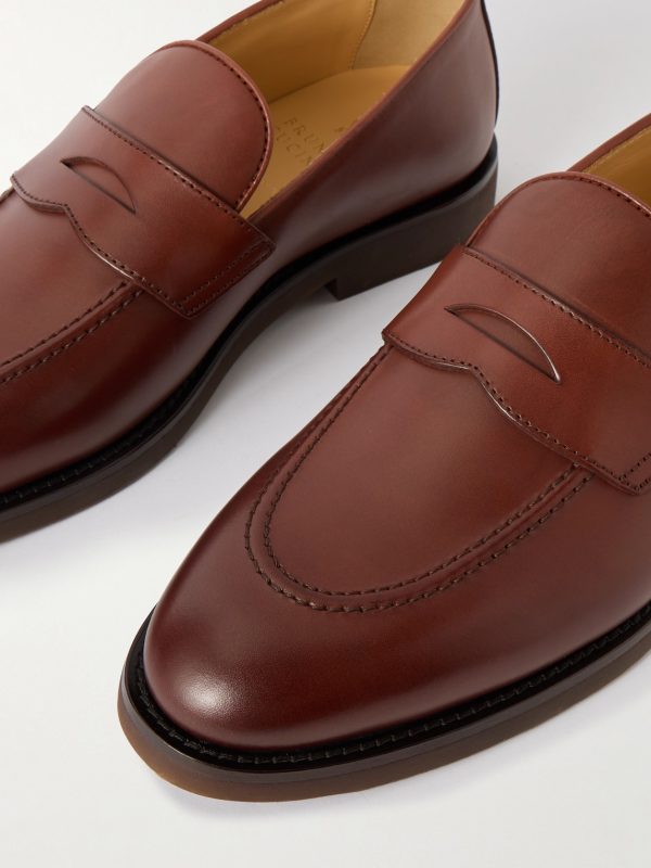 Flex Leather Penny Loafers - CU Flex Leather Penny Loafers - CU