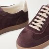 Coda di Rondine Leather-Trimmed Waxed-Suede Sneakers - CU Coda di Rondine Leather-Trimmed Waxed-Suede Sneakers - CU