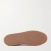 Coda di Rondine Leather-Trimmed Waxed-Suede Sneakers - E1 Coda di Rondine Leather-Trimmed Waxed-Suede Sneakers - E1