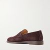 Waxed-Suede Penny Loafers - BK Waxed-Suede Penny Loafers - BK
