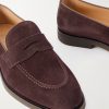 Waxed-Suede Penny Loafers - CU Waxed-Suede Penny Loafers - CU