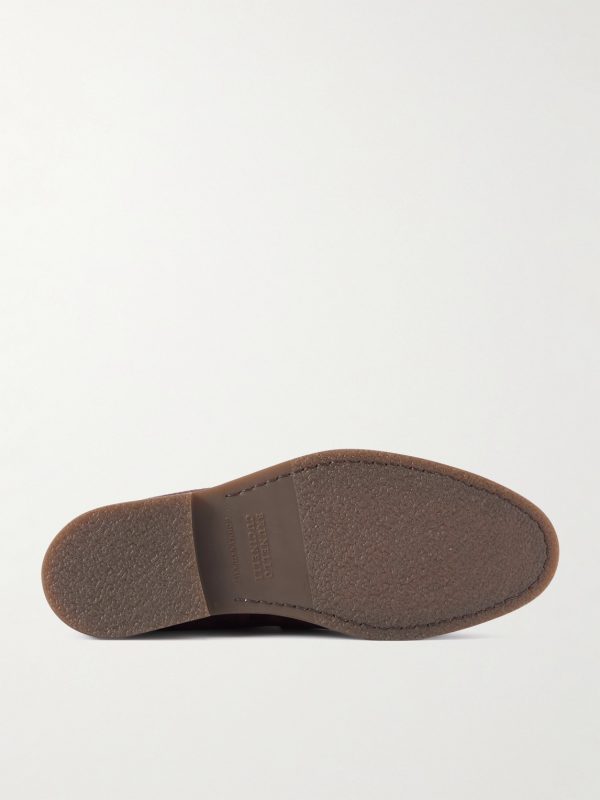 Waxed-Suede Penny Loafers - E1 Waxed-Suede Penny Loafers - E1