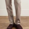Waxed-Suede Penny Loafers - OU Waxed-Suede Penny Loafers - OU