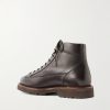 Full-Grain Leather Hiking Boots - BK