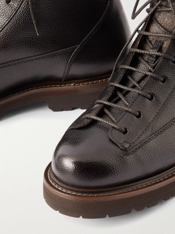 Full-Grain Leather Hiking Boots - CU