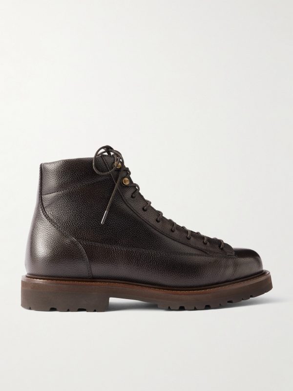 Full-Grain Leather Hiking Boots