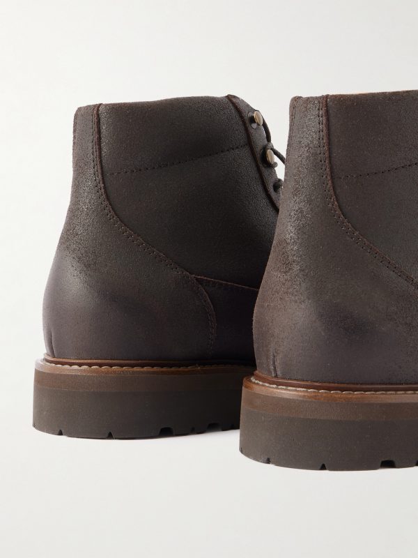 Waxed-Suede Hiking Boots - CU Waxed-Suede Hiking Boots - CU