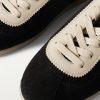 Leather-Trimmed Suede Sneakers - CU Leather-Trimmed Suede Sneakers - CU