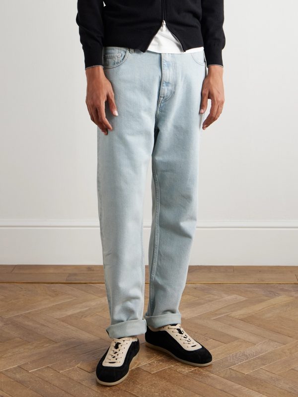 Leather-Trimmed Suede Sneakers - OU Leather-Trimmed Suede Sneakers - OU