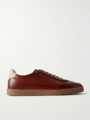 Coda Di Rondine Leather Sneakers