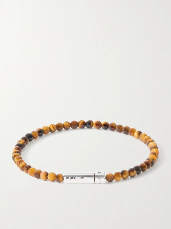 11g Sterling Silver and Tiger Eye Beaded Bracelet 11g Sterling Silver and Tiger Eye Beaded Bracelet