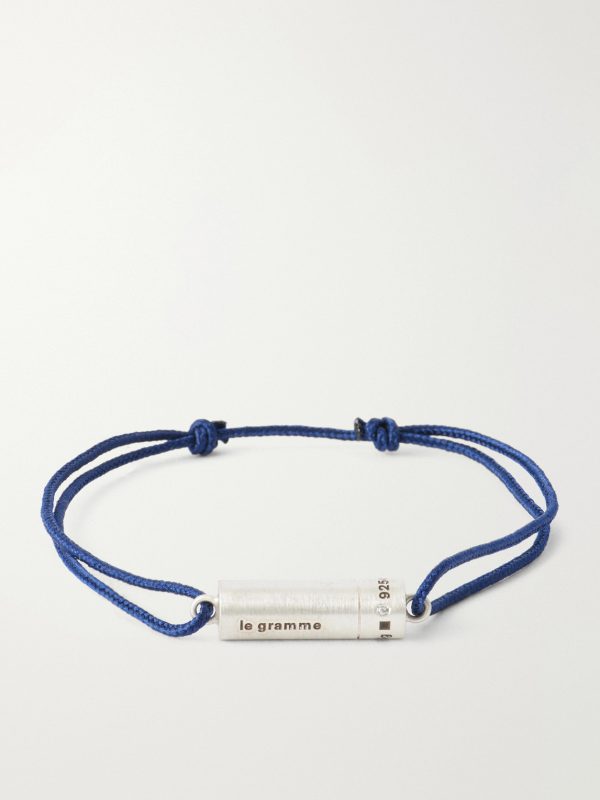 5G Sterling Silver Woven Bracelet