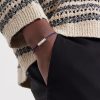 5G Sterling Silver Woven Bracelet - OU