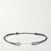 5G Sterling Silver Cord Bracelet 5G Sterling Silver Cord Bracelet