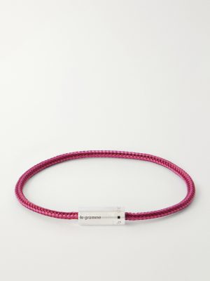 5g Sterling Silver Woven Cord Bracelet