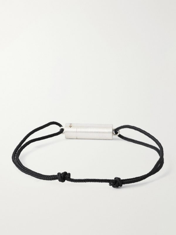 5G Sterling Silver Woven Bracelet - BK