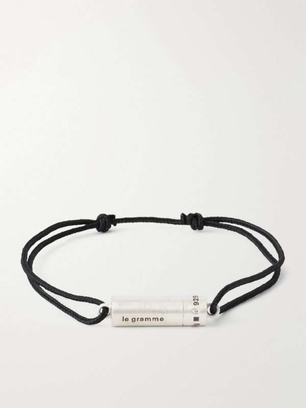 5G Sterling Silver Woven Bracelet