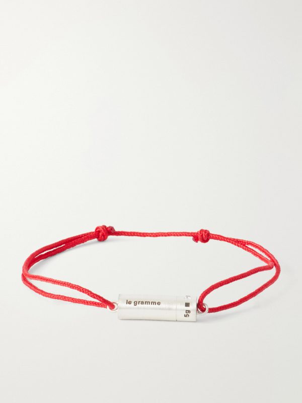 5G Sterling Silver Woven Bracelet
