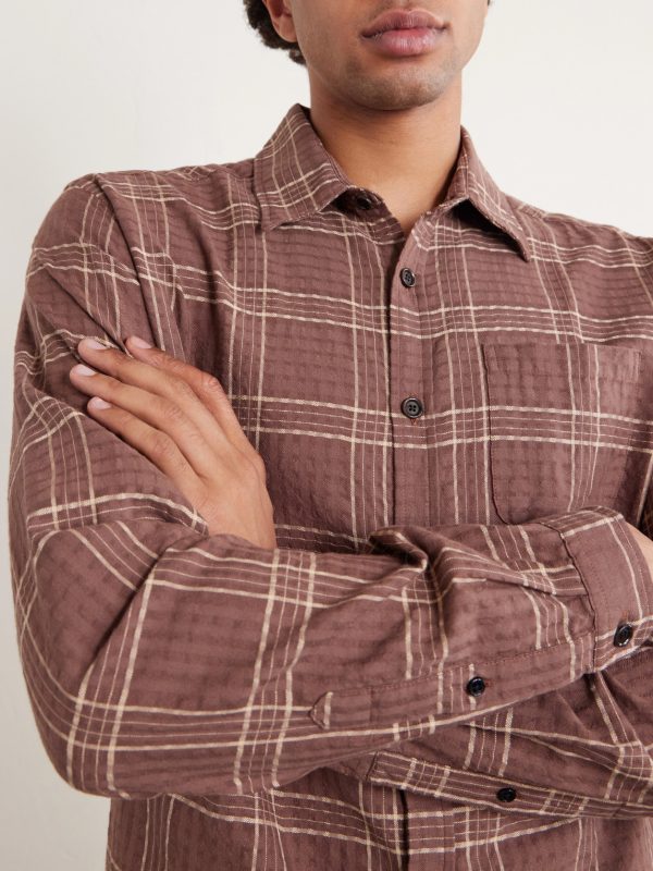 New York Special Connell Checked Organic Cotton Shirt - CU New York Special Connell Checked Organic Cotton Shirt - CU
