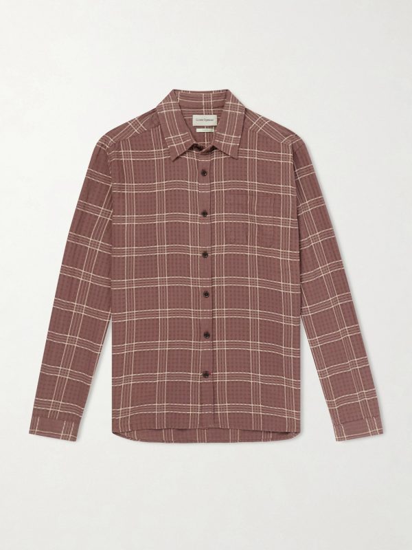 New York Special Connell Checked Organic Cotton Shirt New York Special Connell Checked Organic Cotton Shirt