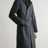 Albers Belted Woven Trench Coat - FR