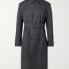 Albers Belted Woven Trench Coat