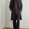 Albers Belted Woven Trench Coat - OU