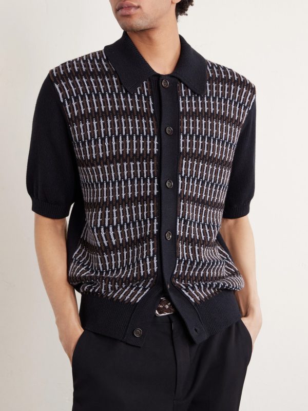 Rossell Knitted Organic Cotton Shirt - FR