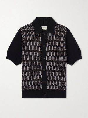 Rossell Knitted Organic Cotton Shirt