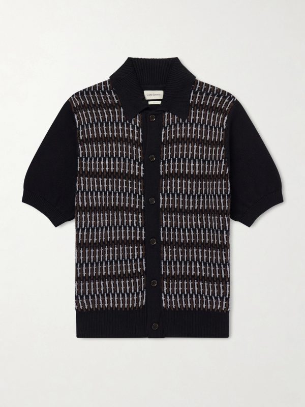 Rossell Knitted Organic Cotton Shirt
