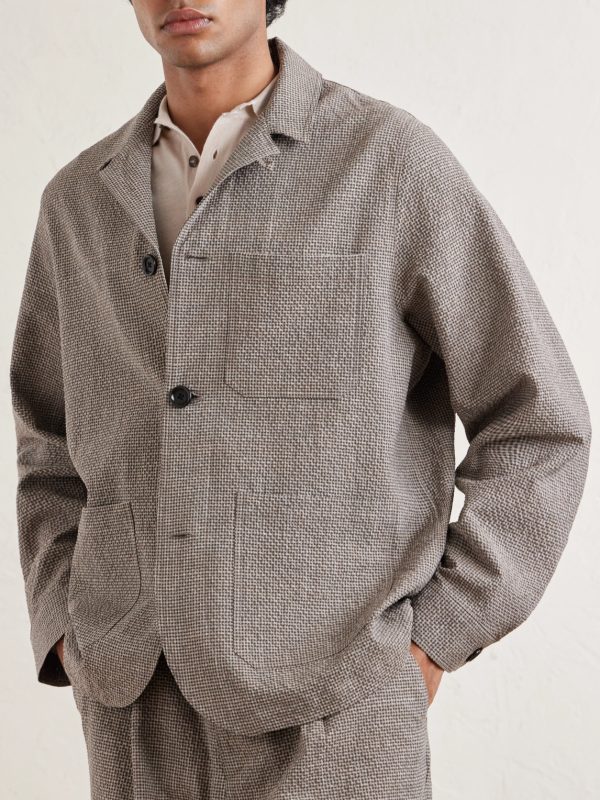 Bradwell Gingham Woven Jacket - FR Bradwell Gingham Woven Jacket - FR