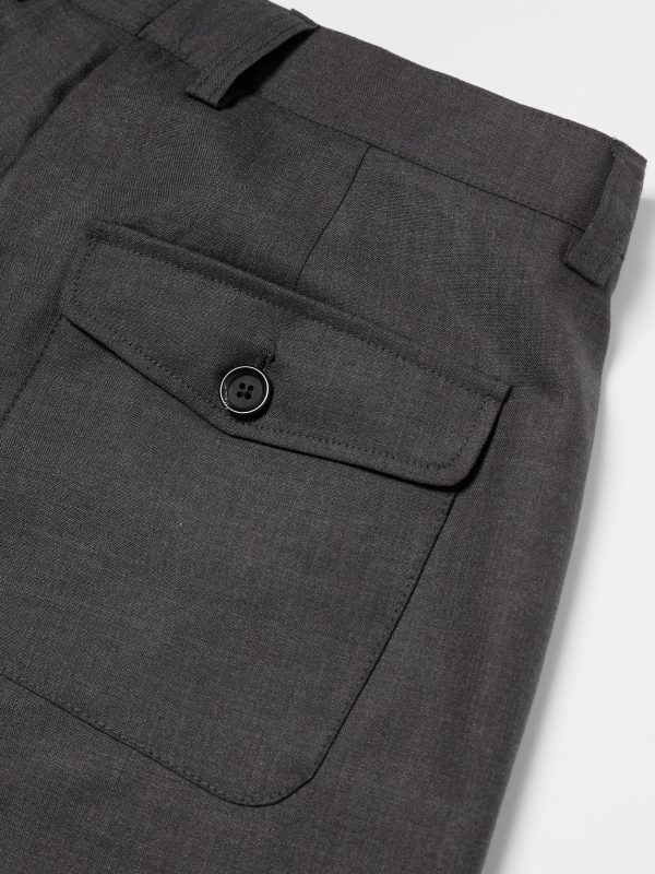 Orsman Wide-Leg Pleated Woven Trousers - CU Orsman Wide-Leg Pleated Woven Trousers - CU