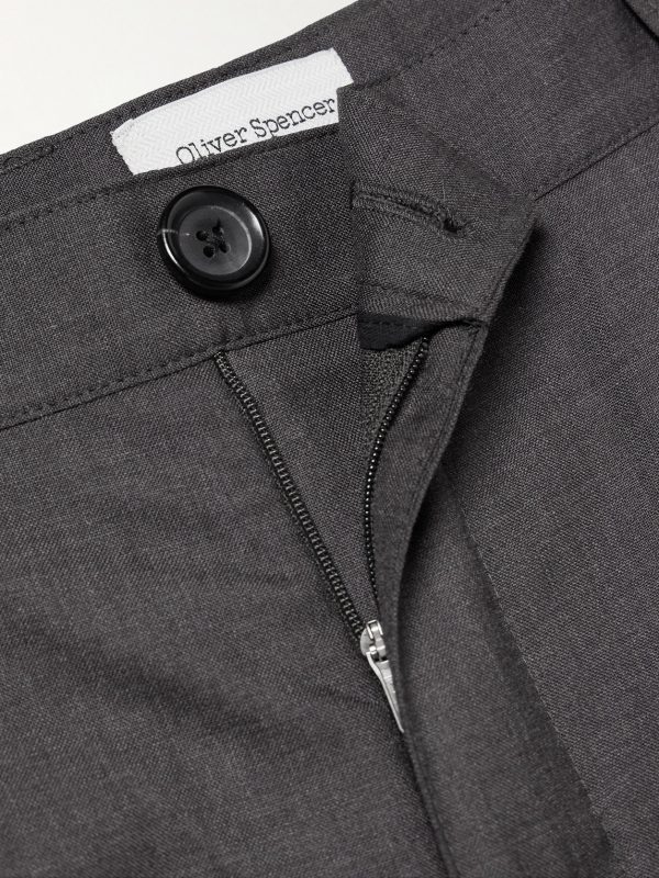 Orsman Wide-Leg Pleated Woven Trousers - E1 Orsman Wide-Leg Pleated Woven Trousers - E1