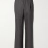 Orsman Wide-Leg Pleated Woven Trousers Orsman Wide-Leg Pleated Woven Trousers