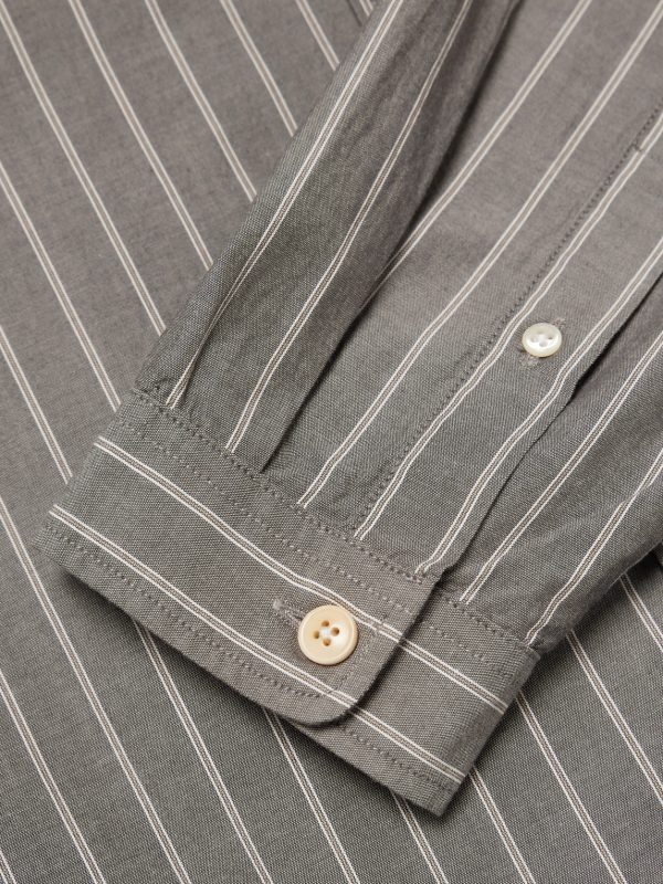 Garrison Striped Cotton Shirt - E1 Garrison Striped Cotton Shirt - E1