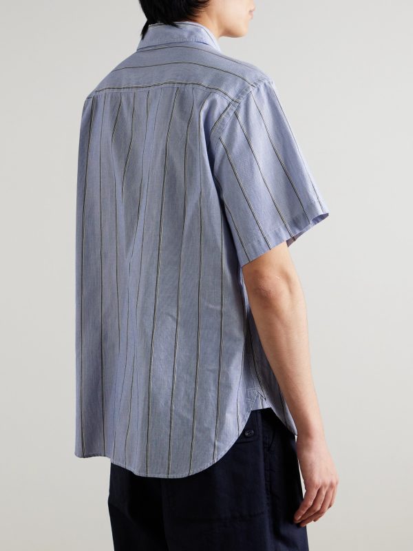 Atlanta Striped Cotton Shirt - BK Atlanta Striped Cotton Shirt - BK