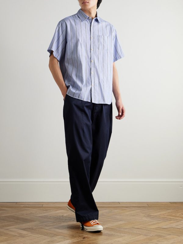 Atlanta Striped Cotton Shirt - OU Atlanta Striped Cotton Shirt - OU