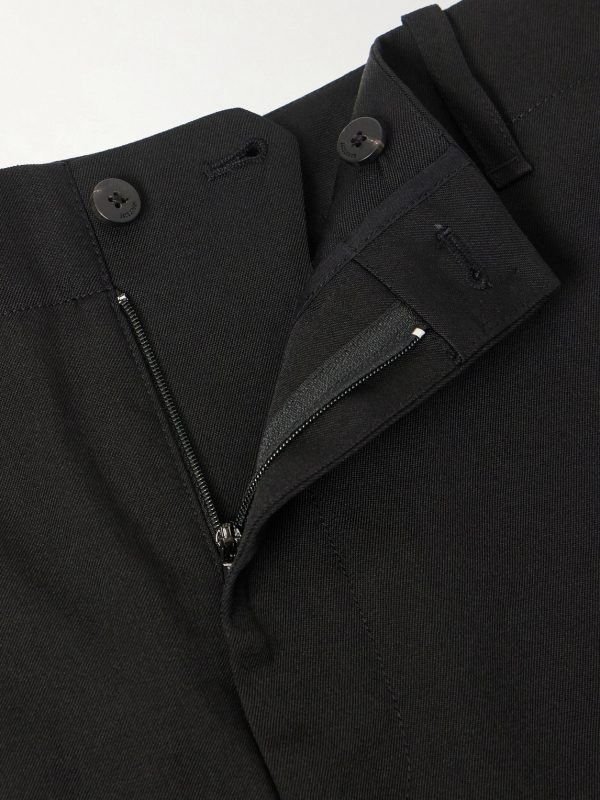 Straight-Leg Wool-Twill Shorts - E1 Straight-Leg Wool-Twill Shorts - E1