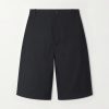 Straight-Leg Wool-Twill Shorts Straight-Leg Wool-Twill Shorts