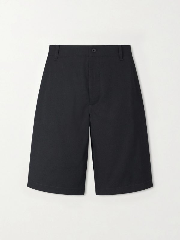 Straight-Leg Wool-Twill Shorts Straight-Leg Wool-Twill Shorts