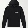 Logo-Appliquéd Cotton-Jersey Hoodie