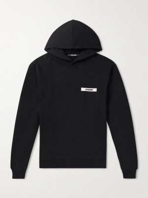 Logo-Appliquéd Cotton-Jersey Hoodie Logo-Appliquéd Cotton-Jersey Hoodie