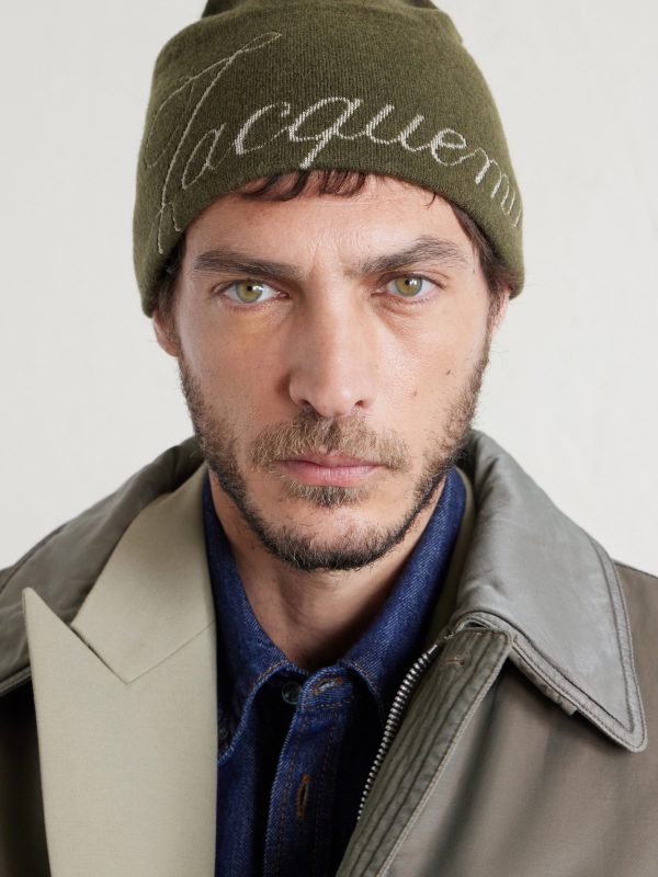 The Atelier Logo-Jacquard Knitted Beanie - FR The Atelier Logo-Jacquard Knitted Beanie - FR
