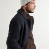 The Atelier Logo-Jacquard Knitted Beanie - FR The Atelier Logo-Jacquard Knitted Beanie - FR