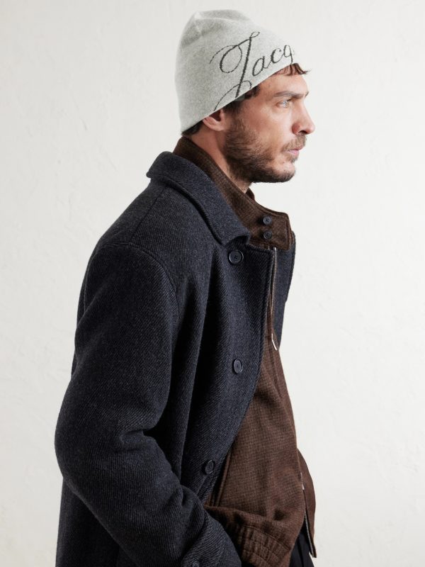 The Atelier Logo-Jacquard Knitted Beanie - FR The Atelier Logo-Jacquard Knitted Beanie - FR