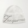 The Atelier Logo-Jacquard Knitted Beanie The Atelier Logo-Jacquard Knitted Beanie